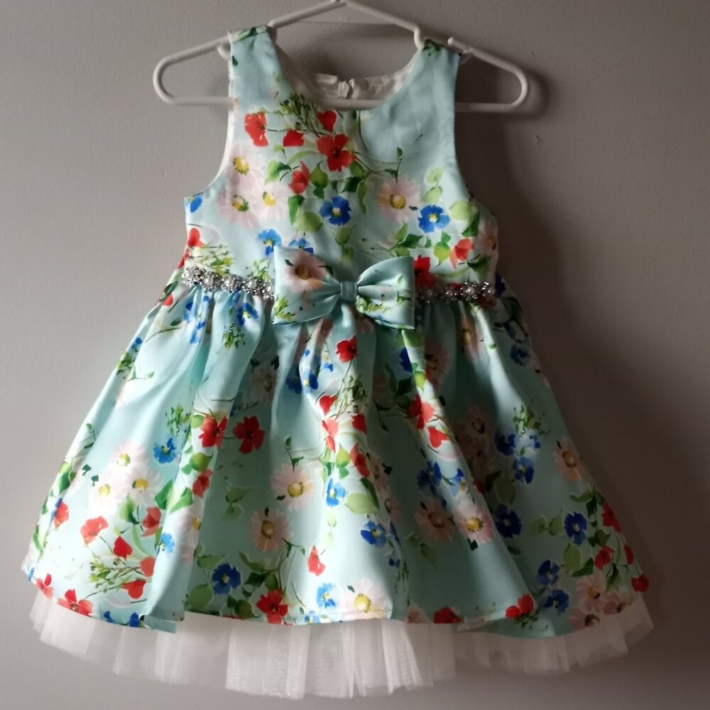'COUTURE PRINCESS' Fancy Dress Size 2T Floral NWOT